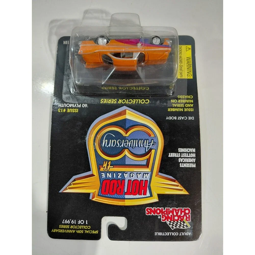 Racing Champion 1:64 DieCast Hot Rod Magazine 50th Anniversary 1960 Plymouth